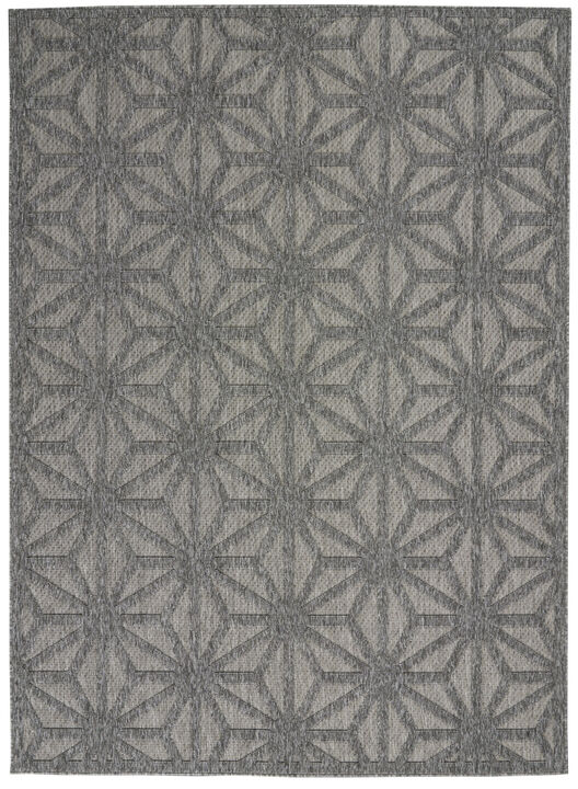 HomeRoots Geometric Indoor Outdoor Area Rug