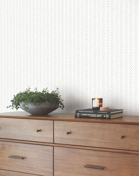 Pick Up Sticks Taupe Wallpaper
