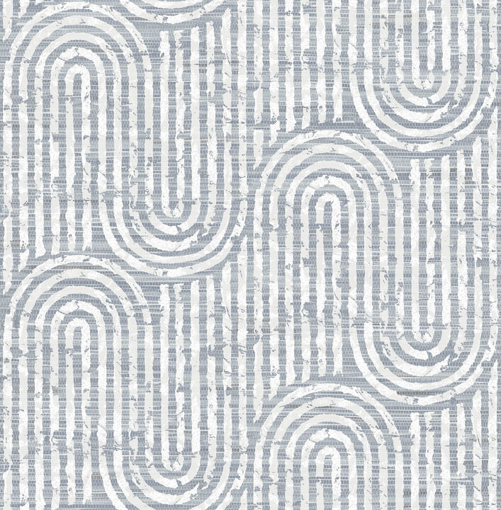 Trippet Blue Zen Waves Wallpaper