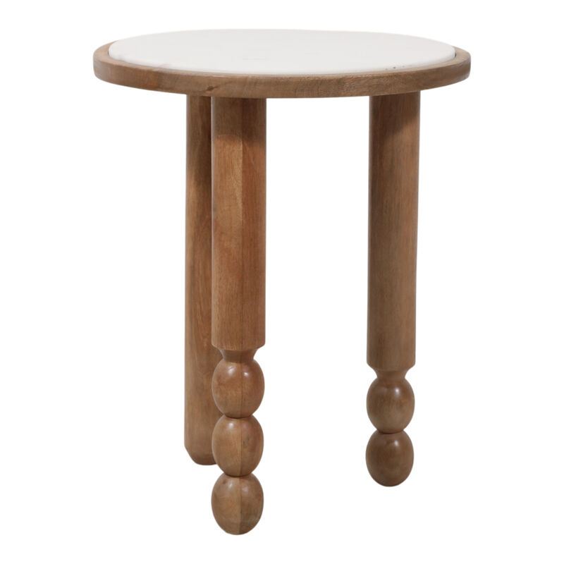 Bellworth White Accent Table image number 1