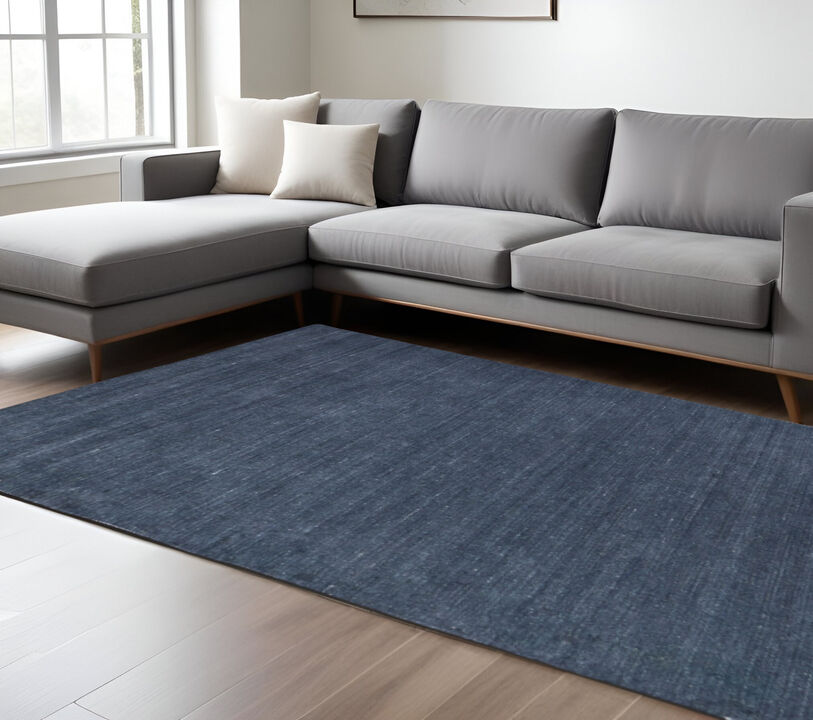 HomeRoots Hand Woven Distressed Area Rug