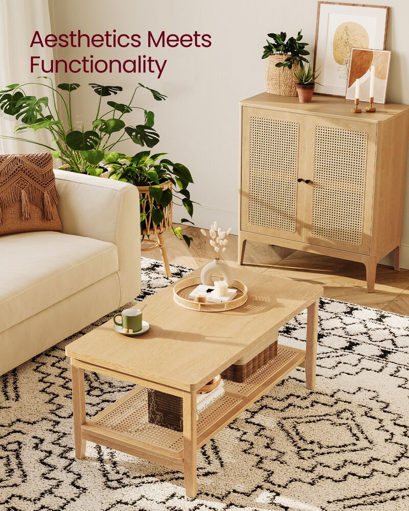 2-Tier Coffee Table for Stylish and Functional Living Room Design