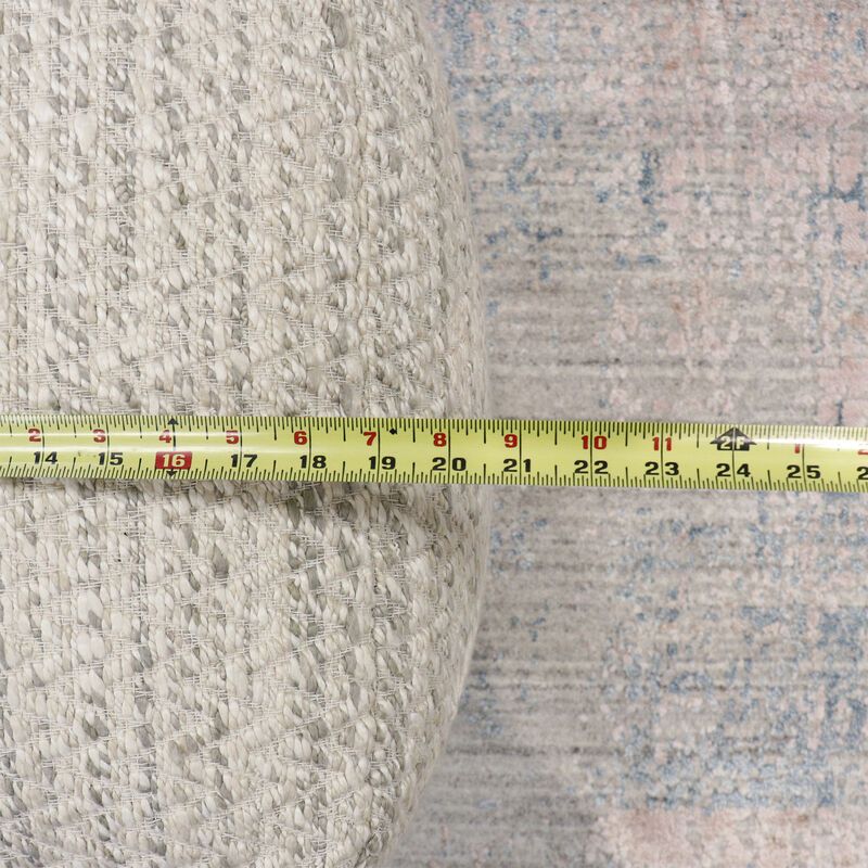 Pasargad Home Galaxy Zig-Zag Design Pouf image number 3