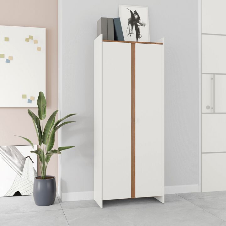 Ratzer White Storage Cabinet