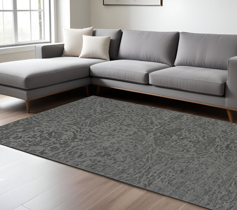 HomeRoots Abstract Hand Woven Area Rug image number 1
