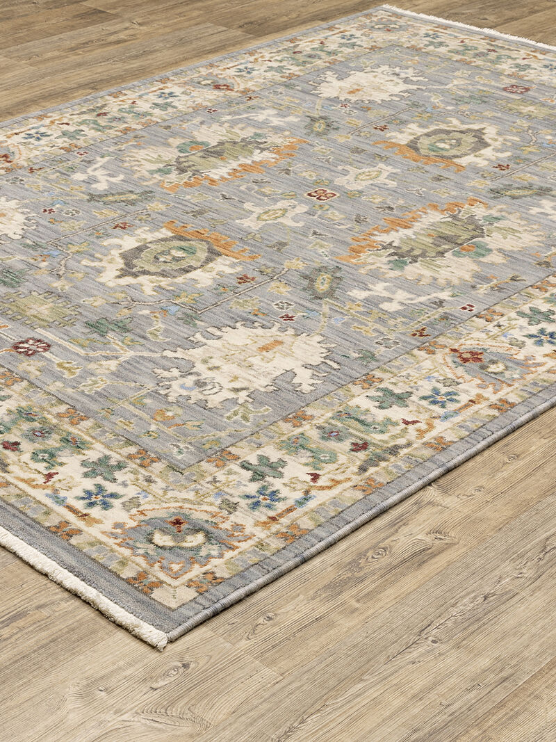 Lucca 5'3" x 7'6" Blue Rug image number 2