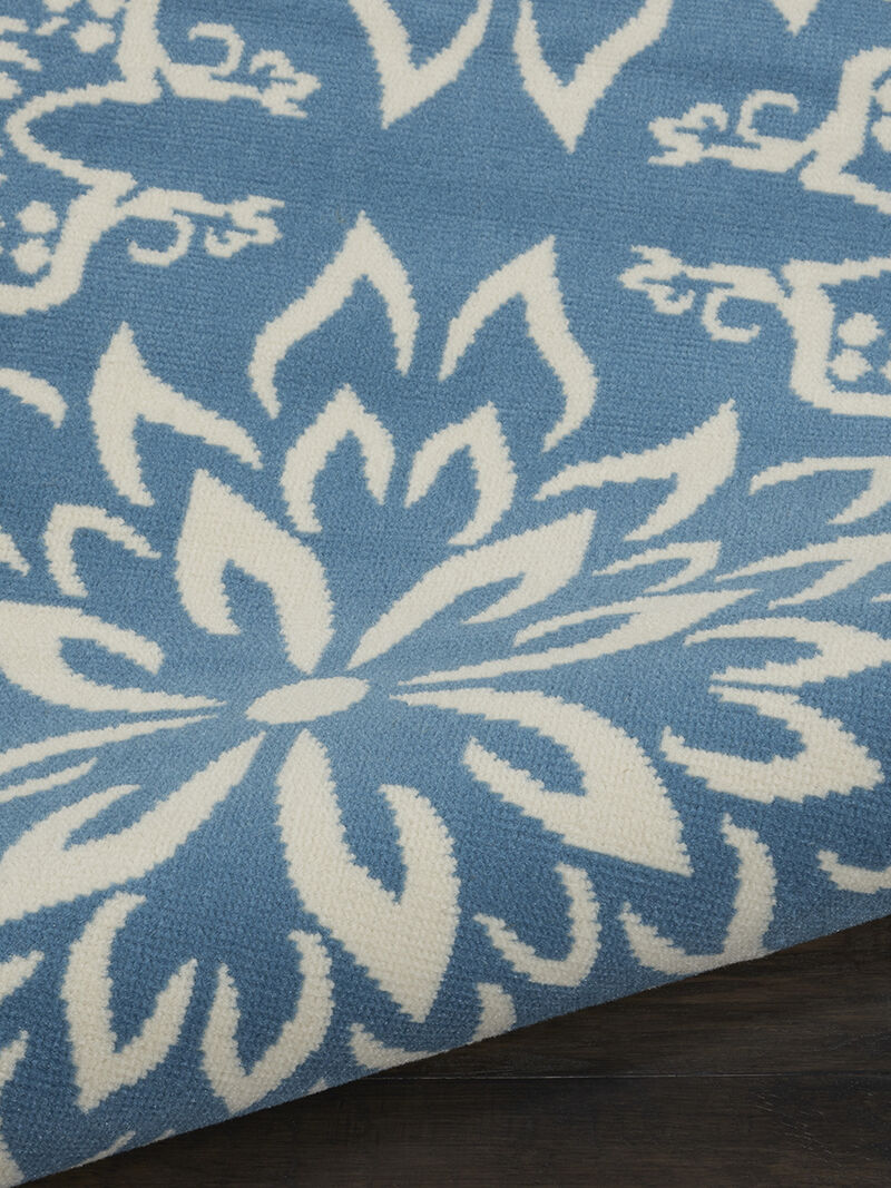Jubilant JUB06 Ivory/Blue 7'10" x 9'10" Rug