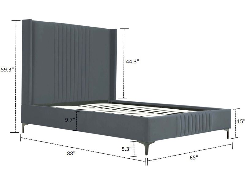 Promenade Gray Queen Bed