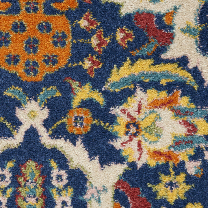 HomeRoots Floral Power Loom Area Rug