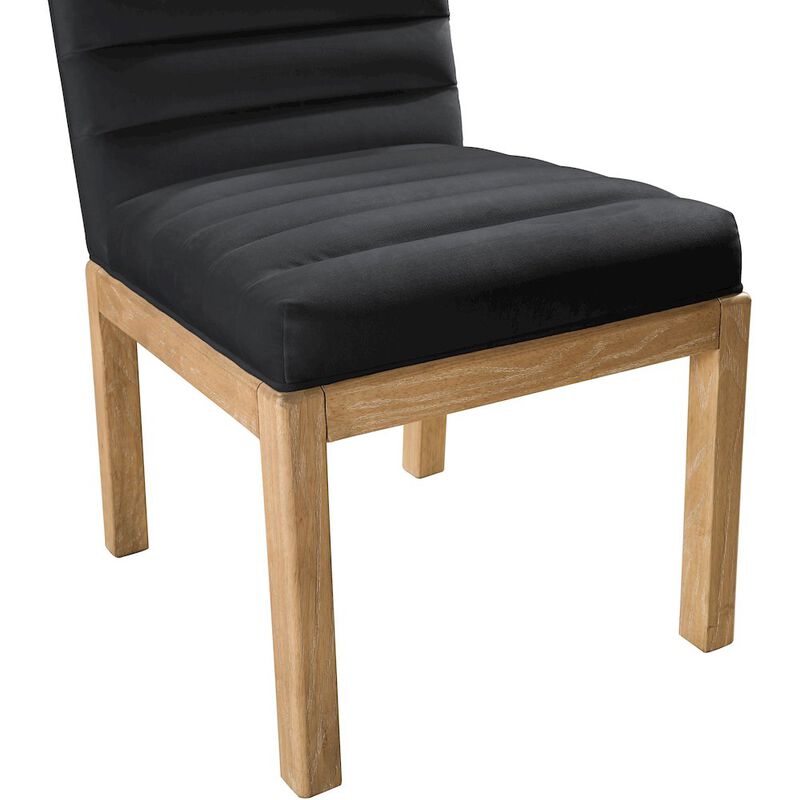 Meridian Furniture Evelyn Saddle Velvet Dining Chair