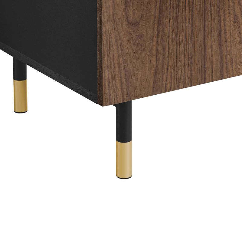 Modway EEI-6282-BLK-WAL Nexus 60" TV Stand, Black Walnut image number 6
