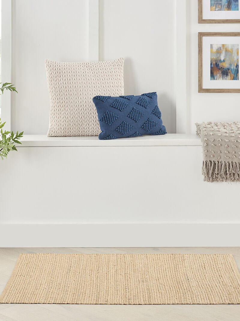 Natural Jute NJT01 Bleached 3' x 5' Rug