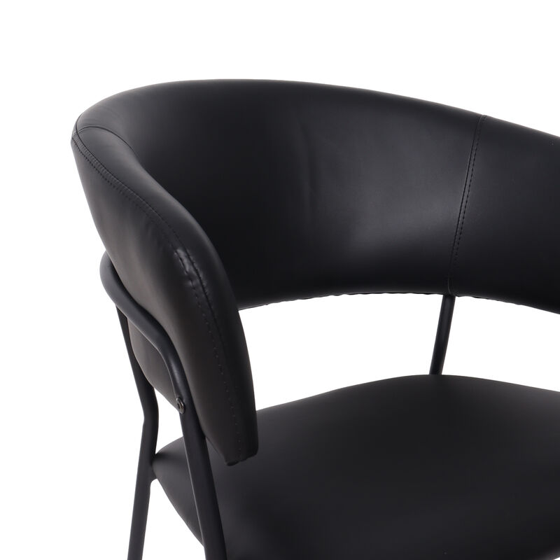 Slate Black Armchair (Set of 2) image number 3