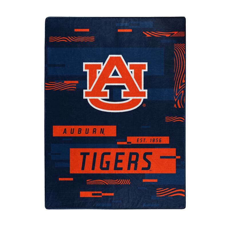 AUBURN OFFIcIAL NcAA Digitize Raschel Throw Blanket 60 x 80(D0102H94gPV)