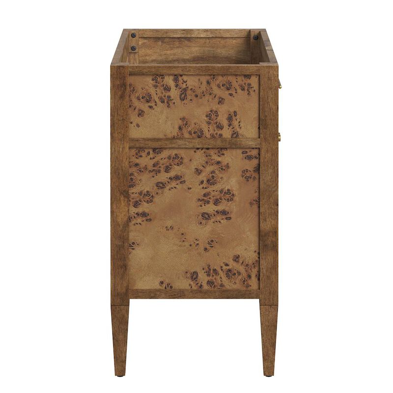 Modway EEI-6139-BUR Elysian 36" Wood Bathroom Vanity Cabinet (Sink Basin Not Included), Burgundy image number 4
