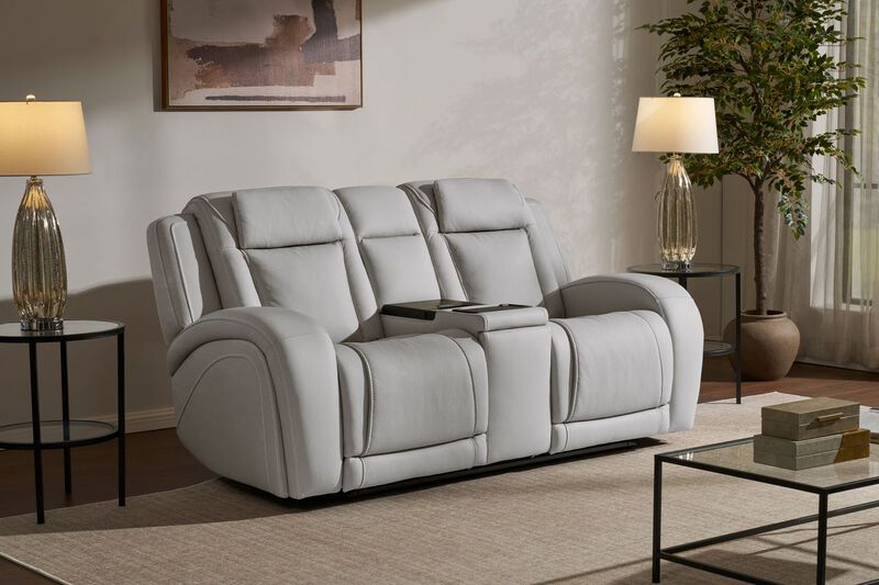 Bowden Power Leather Immersive Loveseat image number 2