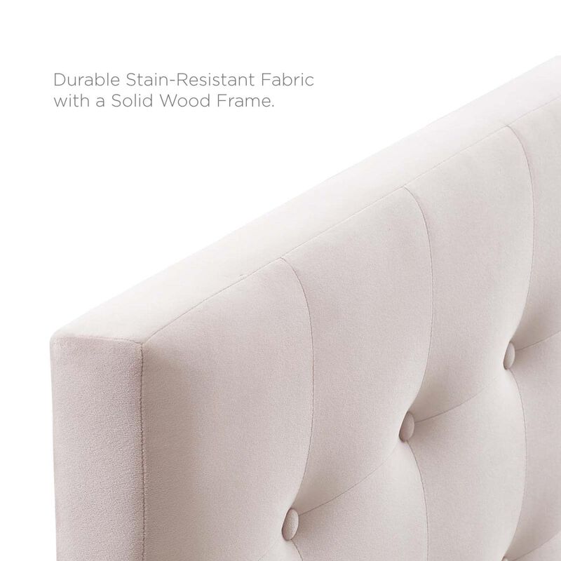Emily Biscuit Tufted Performance Velvet Queen Headboard image number 5