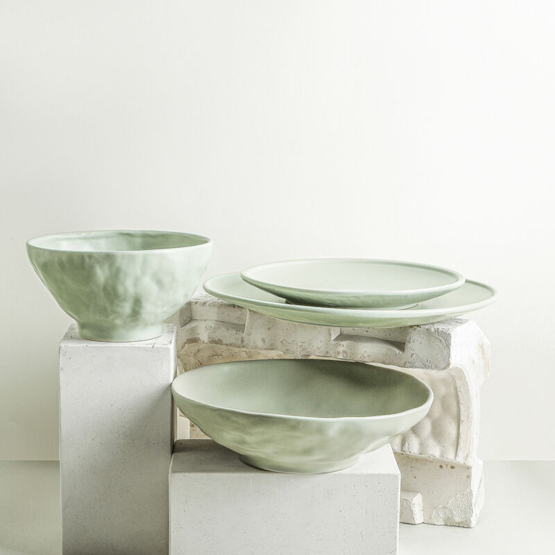 Stone by Mercer Project NENDO Stoneware 32 Piece Dinnerware Set