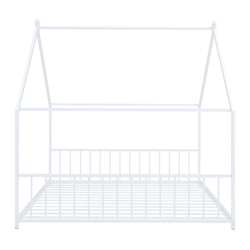 Metal House Bed Low-floor Bed