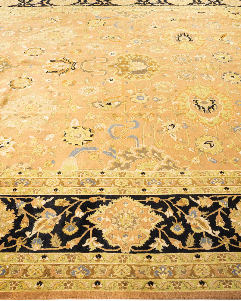 Mogul, One-of-a-Kind Hand-Knotted Area Rug  - Yellow, 9' 2" x 12' 0"