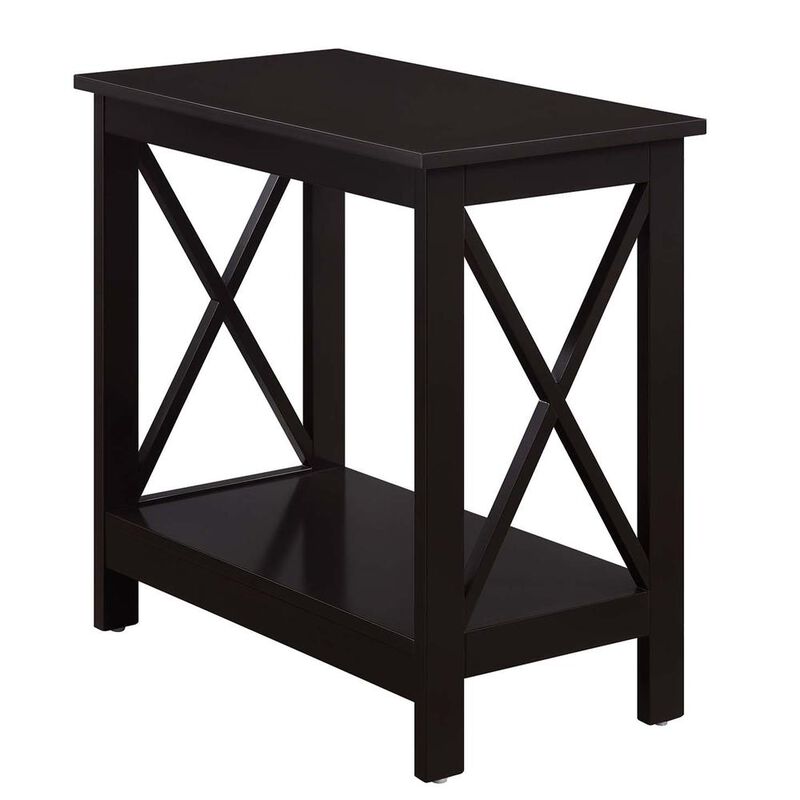 Convenience Concepts Oxford Chairside End Table with Shelf, S20-401