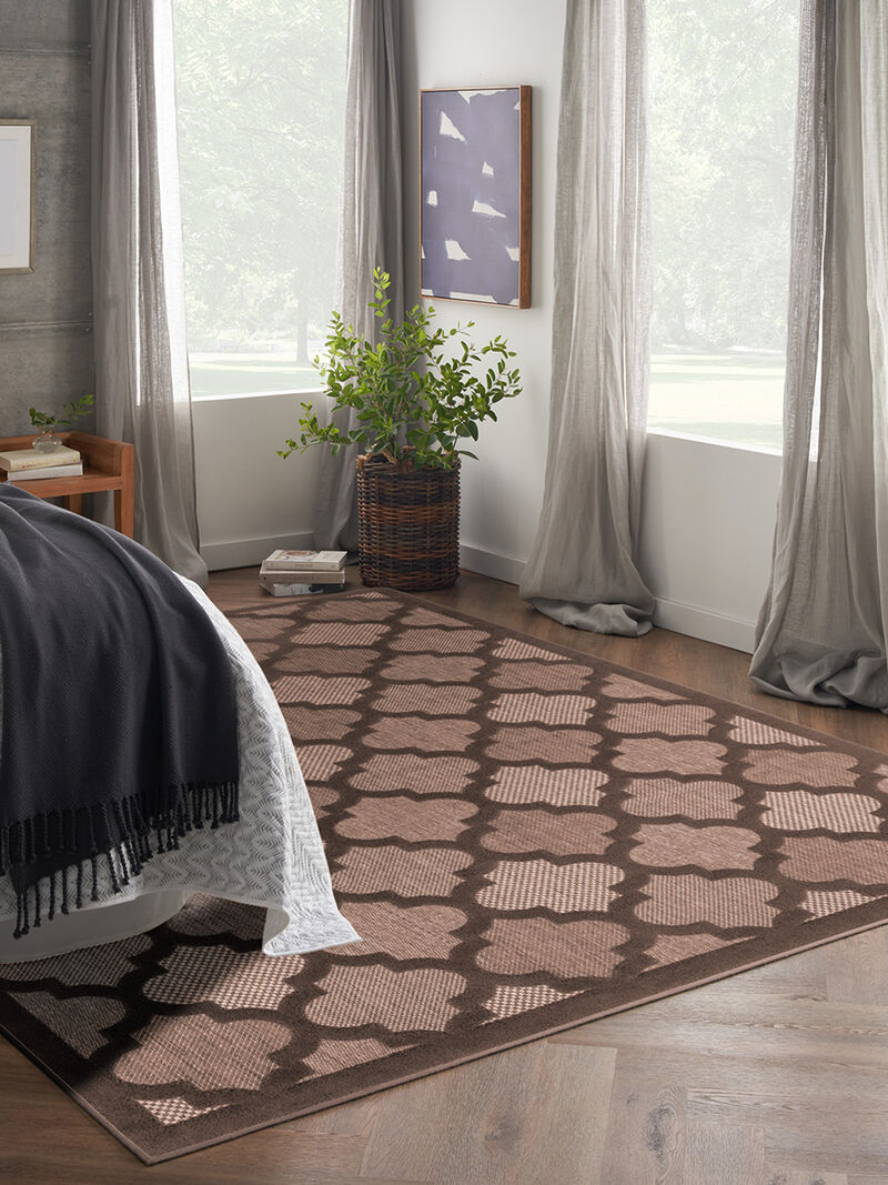 Easy Care NES01 Brown 10' x 14' Rug