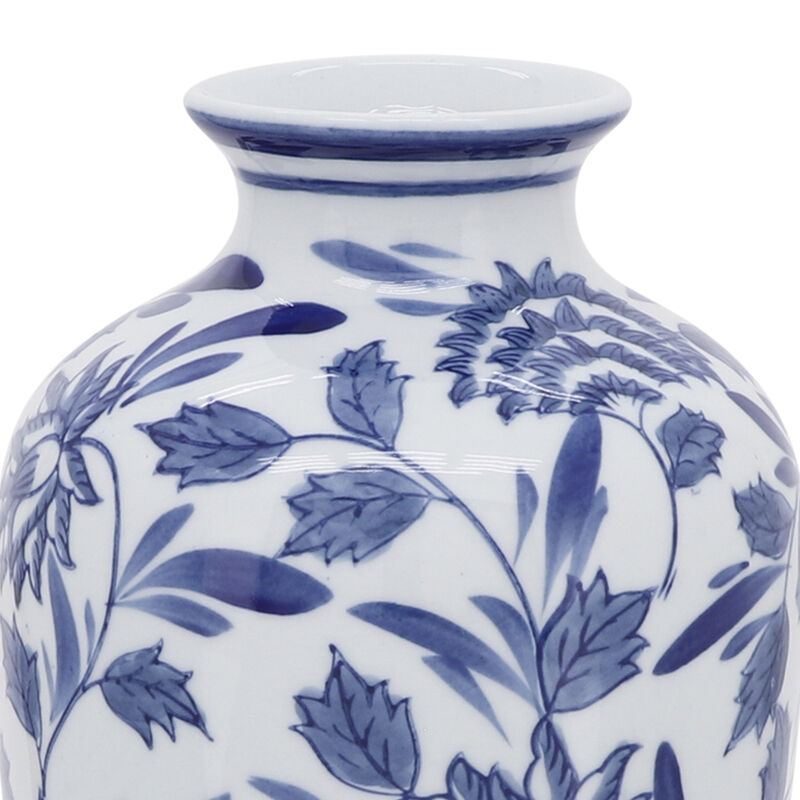 Chinoiserie Vase, Blue/White image number 4