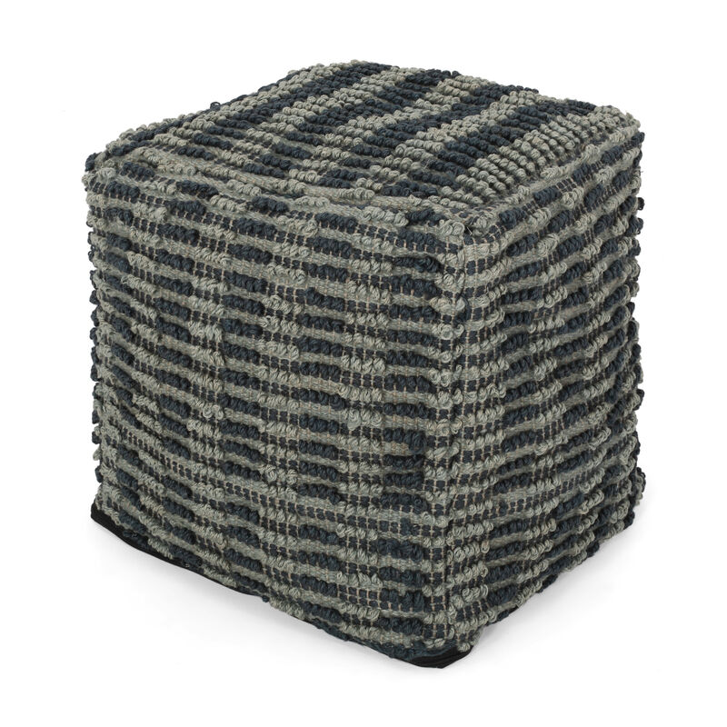 GOODSILO Versatile Square Pouf Ottoman Floor Cushion Decor Accent Piece Stylish Home Furniture Seating Solution image number 0