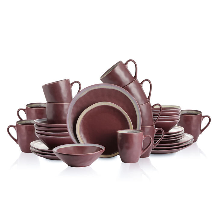 Stone Lain Serafina Stoneware 32 Piece Dinnerware Set