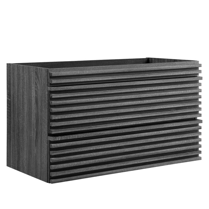 Render 36" Wall-Mount Bathroom Vanity Cabinet image number 2