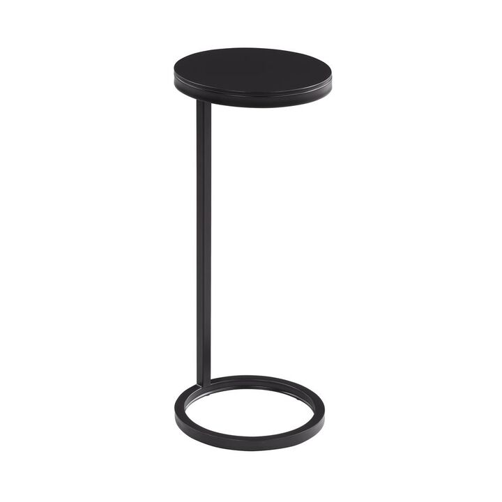 York Round Metal Accent Table