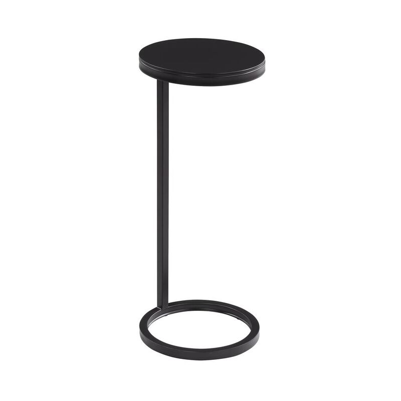 York Round Metal Accent Table