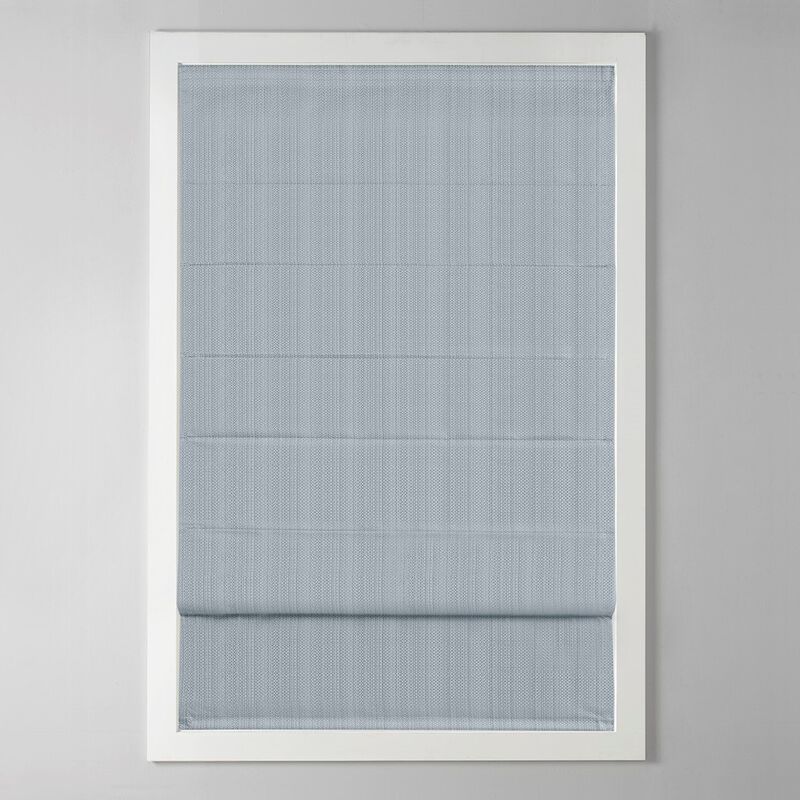 Gracie Mills Calyx Textured Room Darkening Cordless Roman Window Shade image number 3