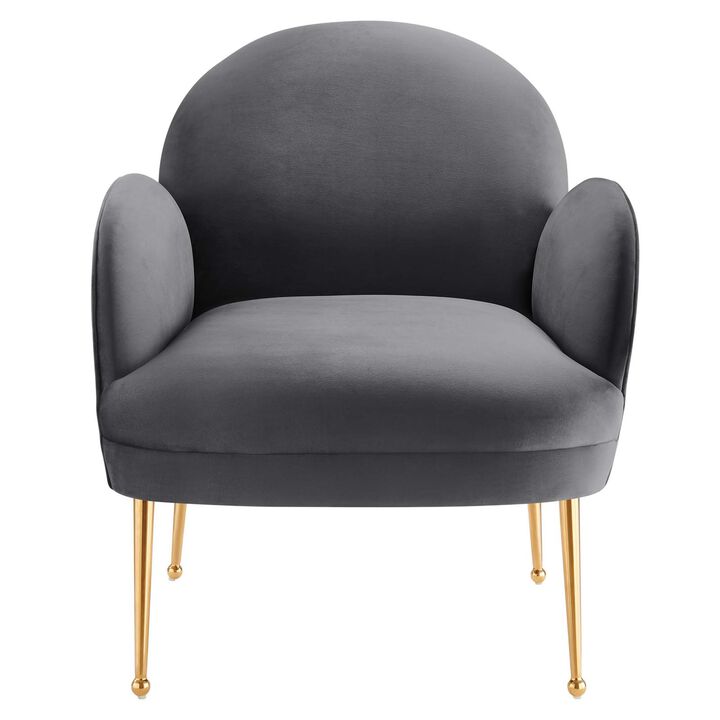 Modway Transcend Performance Velvet Armchair