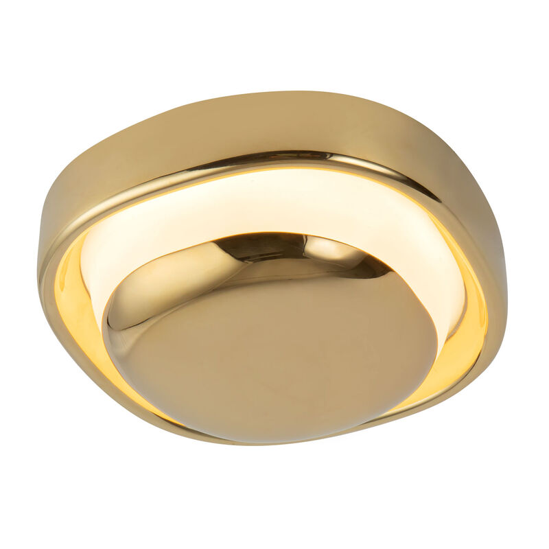 Pebble 8-in Damp-Rated Dimmable LED Wall Sconce image number 6