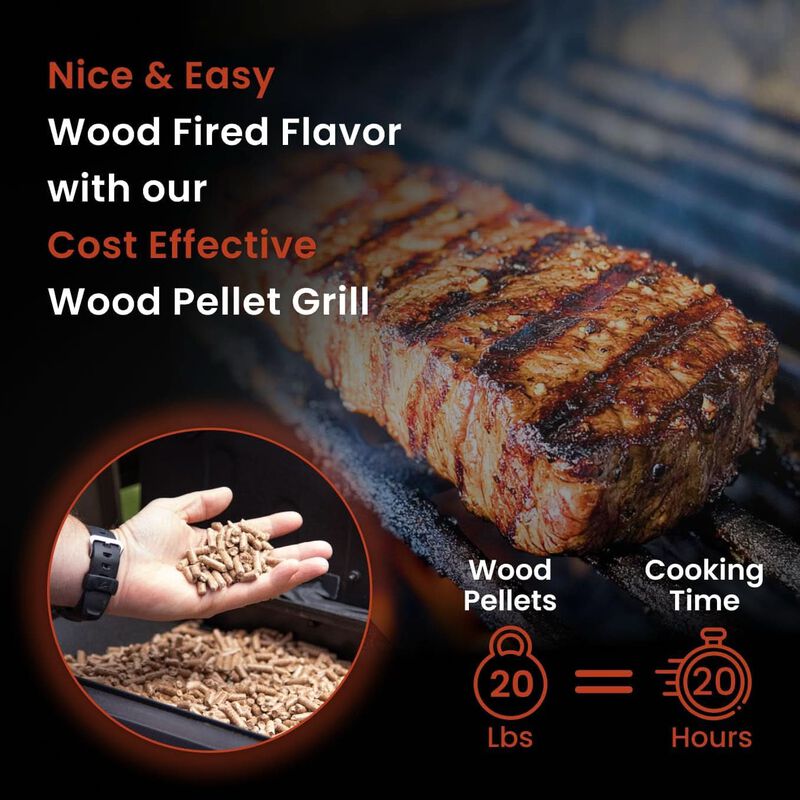 ShipItFurniture ZPG450A Pellet Grill Smoker 459 sq in - PID V2.1 Controller image number 5