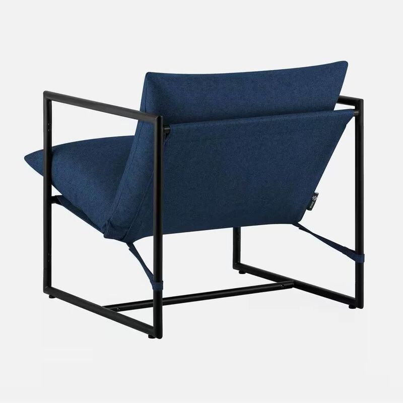 Hivvago Modern Upholstered Accent Chair with Metal Frame
