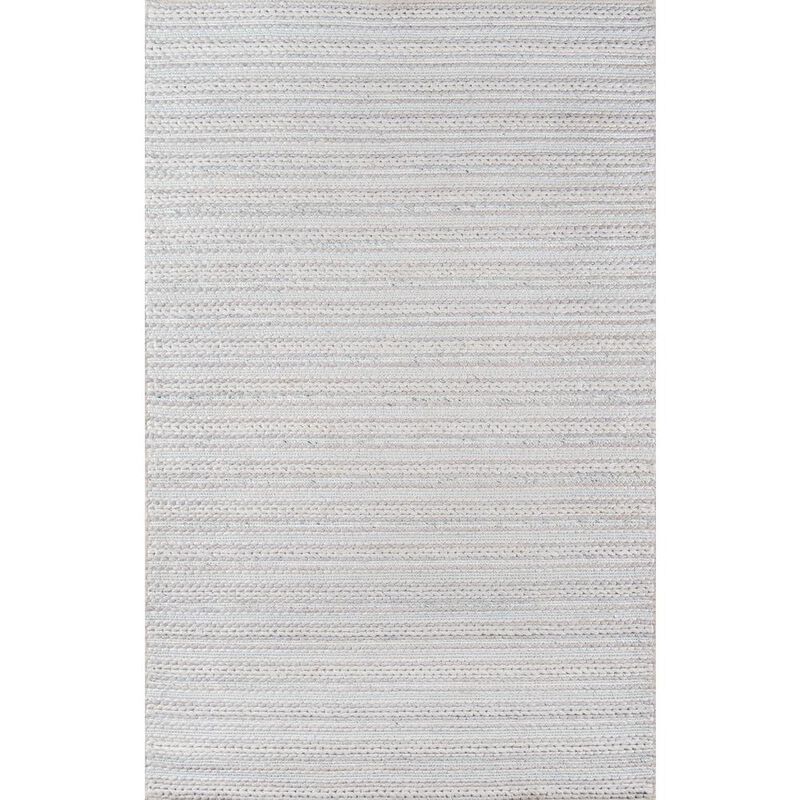 Momeni Contemporary Rectangle Area Rug, Light Grey, 5' X 7'