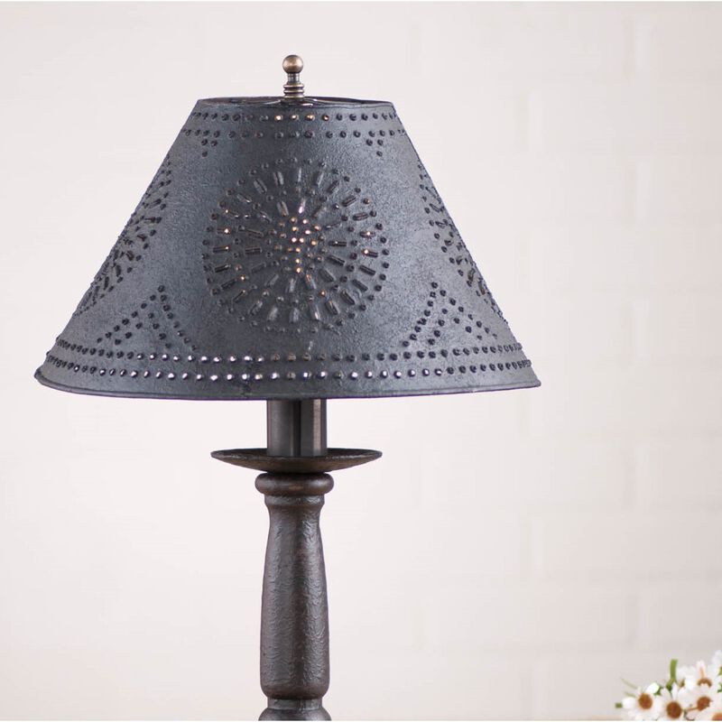 Butcher's Lamp In Americana Black With Shade image number 2