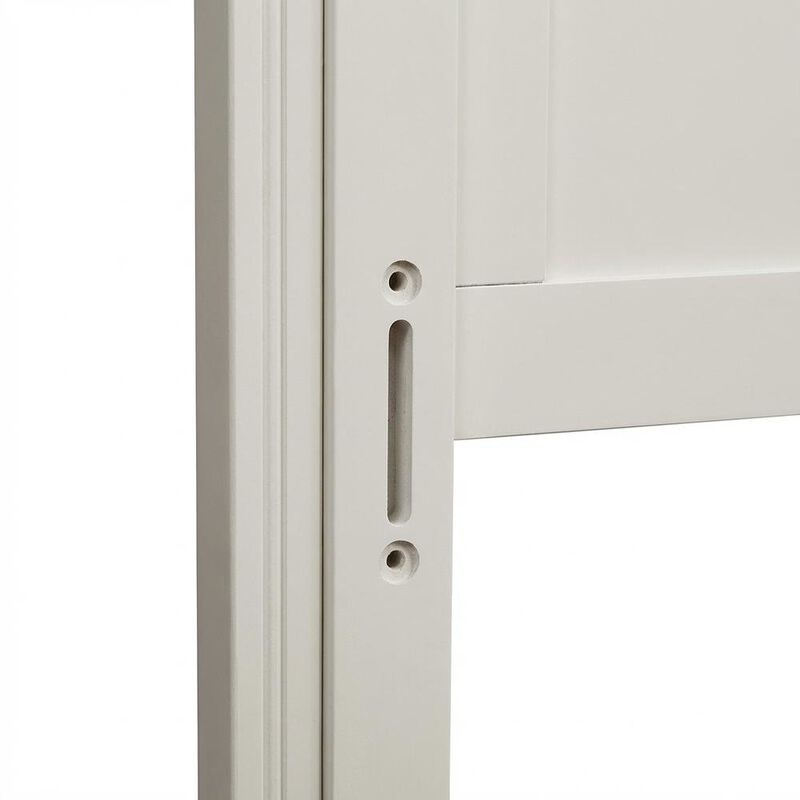 Alpine Furniture Baker Standard King Headboard Only, White