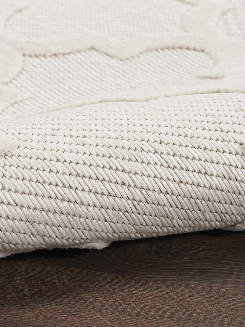 Easy Care NES01 Ivory/White 9' x 12' Rug