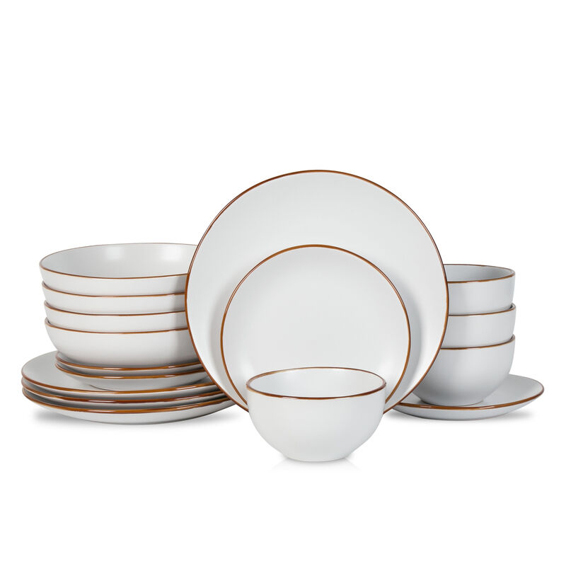 Stone Lain Brasa Stoneware 16 Piece Dinnerware Set