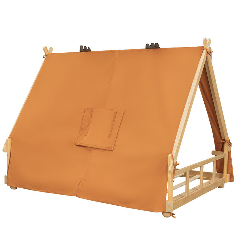 Pikfen Kids Tent House Bed Frame image number 5