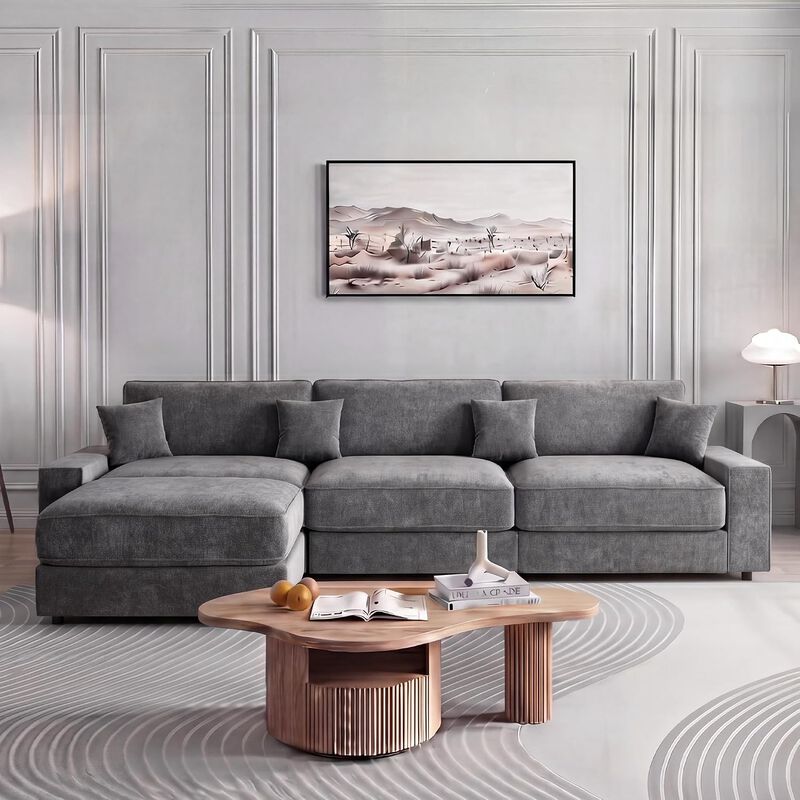 114.2" Modular L-Shaped Sectional Sofa image number 9