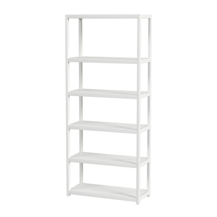Butler Specialty Lark 5 Tier 30Wx75H Etagere Bookcase, White
