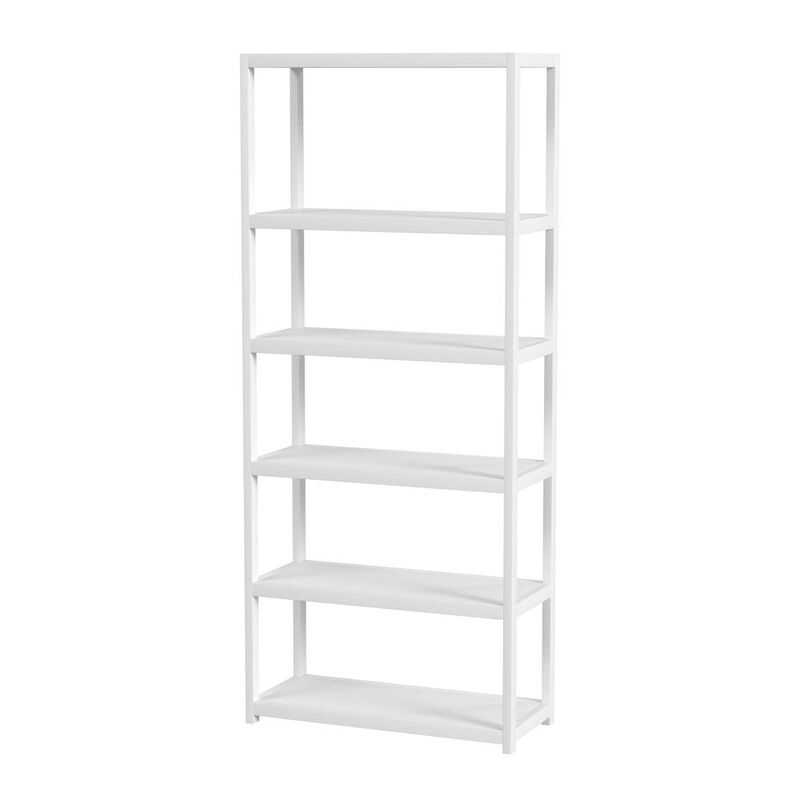 Butler Specialty Lark 5 Tier 30Wx75H Etagere Bookcase, White