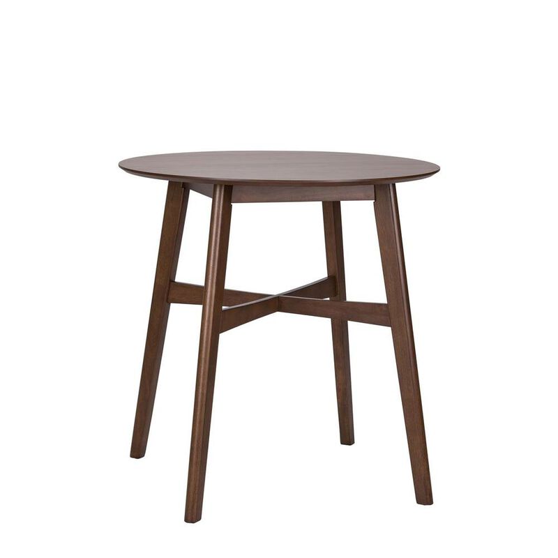 Starlight Canyon Home Brown Round Dining Table &ndash; Elegant Small Round Kitchen Table for Any Space