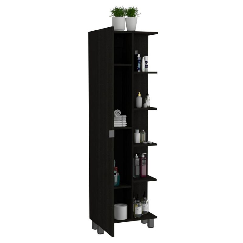 Venus Linen Cabinet Black Wengue