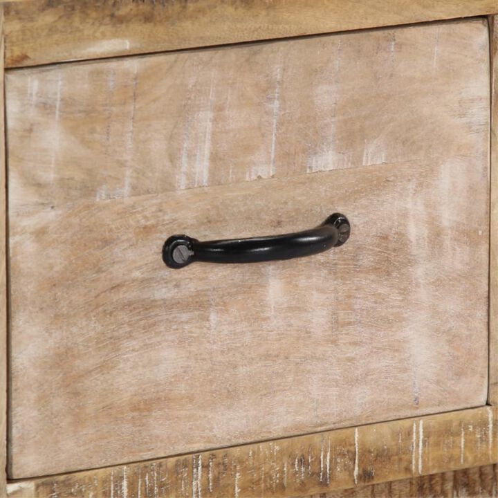 vidaXL Coffee Table 35.4"x23.6"x11.8" Solid Mango Wood