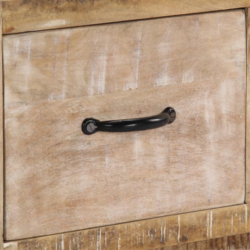 vidaXL Coffee Table 35.4"x23.6"x11.8" Solid Mango Wood